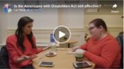 Emily Ladau discussing the ADA with Liz Plank