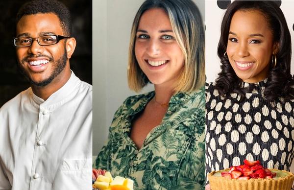 Kwame Onwuachi, Marissa Mullen, and Maya-Camille Broussard