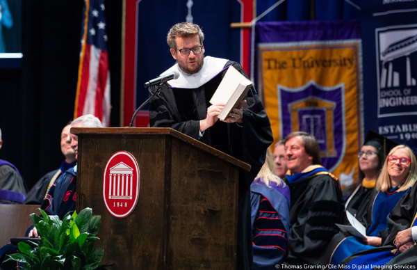 Private: John Green delivers Fall Convocation Keynote at University of Mississippi